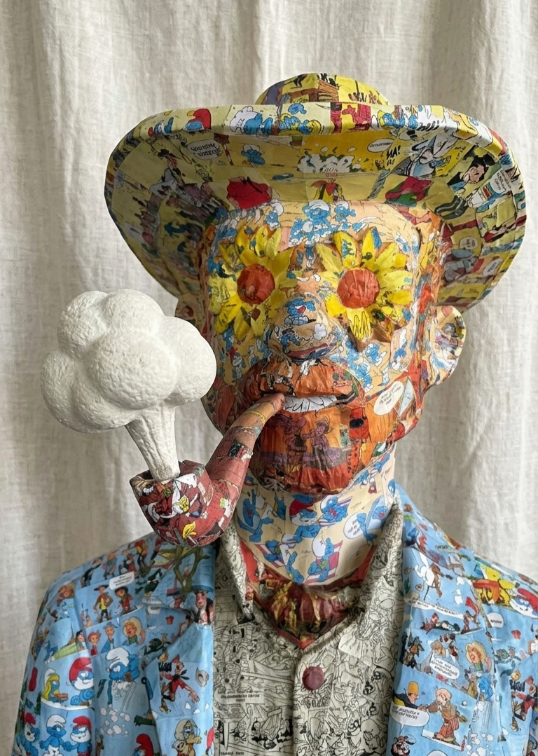 Homage to Maestro series-The Sunflowers Dreamer