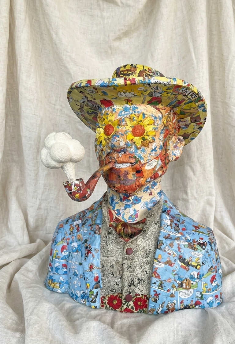 Homage to Maestro series-The Sunflowers Dreamer
