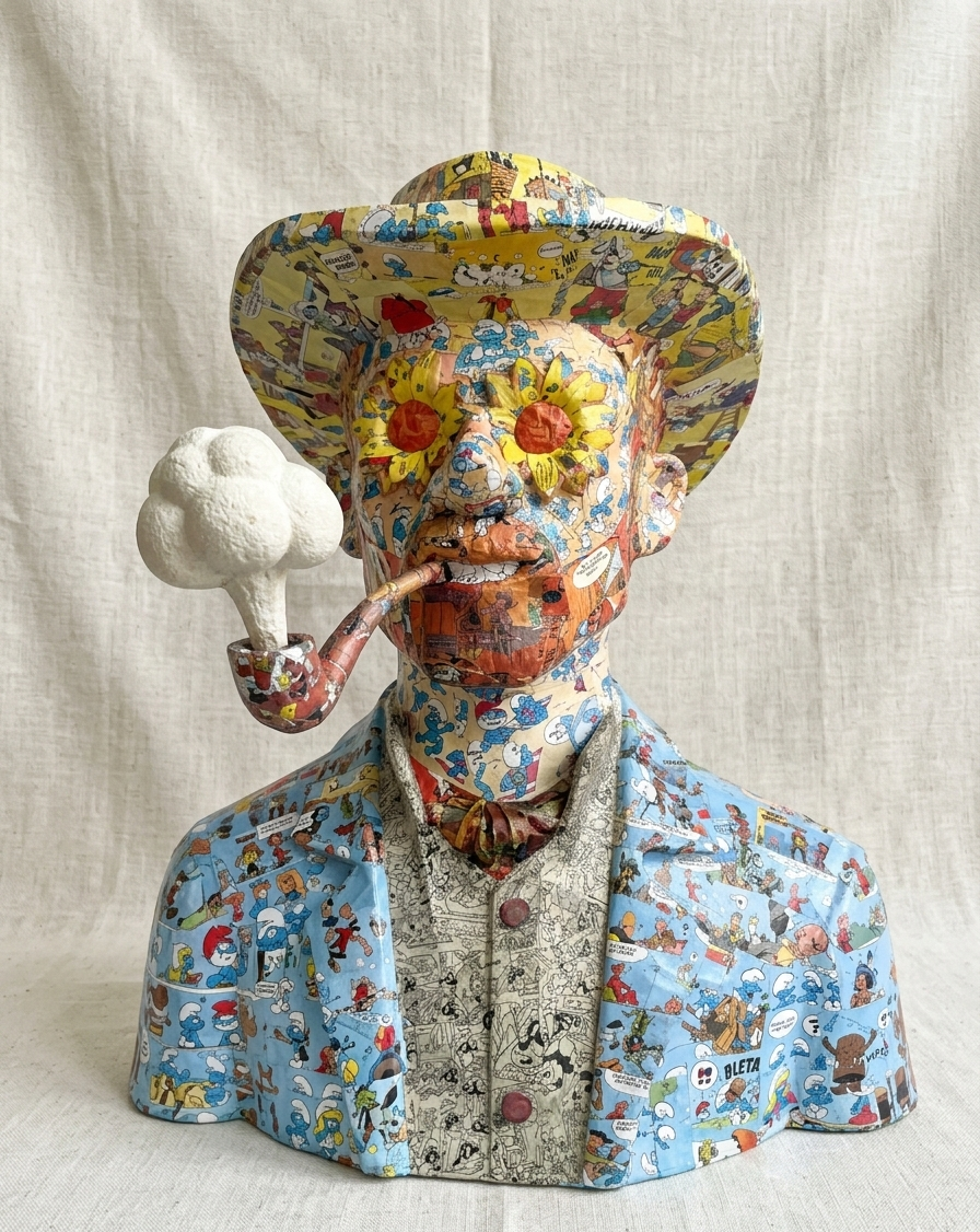 Homage to Maestro series-The Sunflowers Dreamer